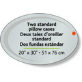 Dull Silver Foil Paper Flexo-Printed Stock Oval Roll Labels (2"x3")